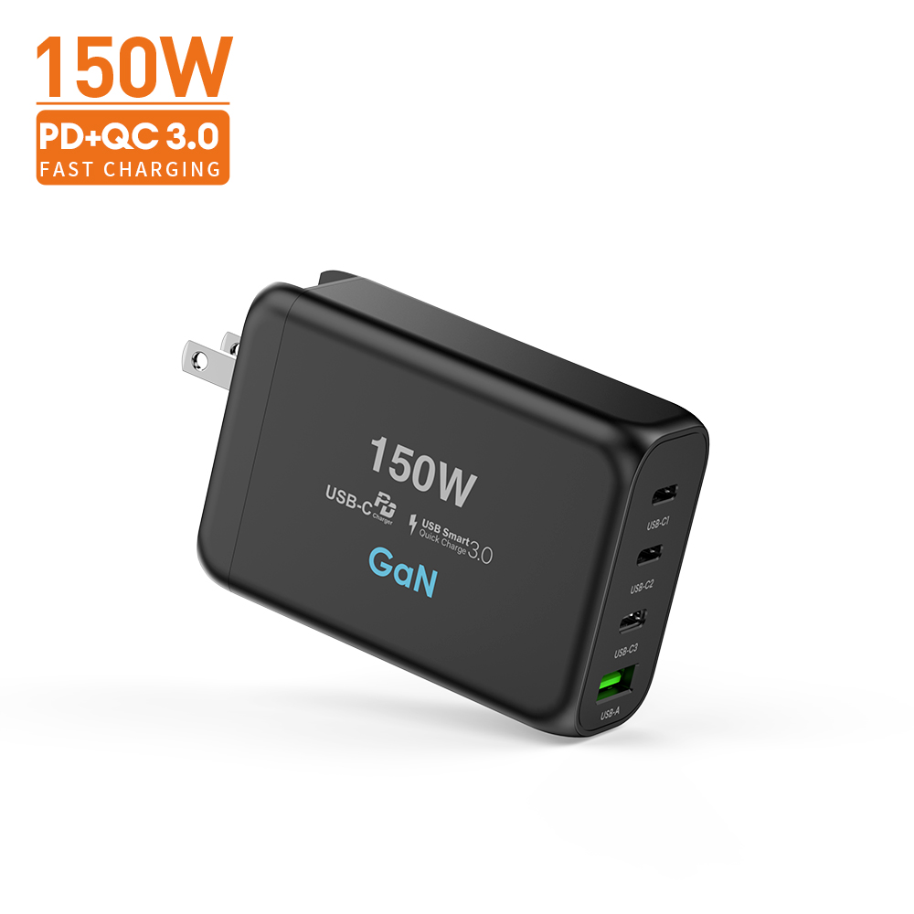 Vina New Tech Gan PD 150W Super Fast Charger Type C Travel Adapter ...
